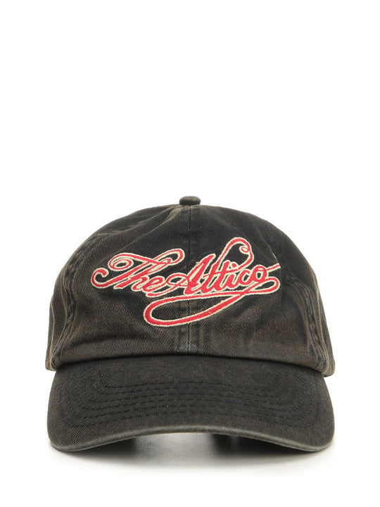 The Attico Cap Hats Black