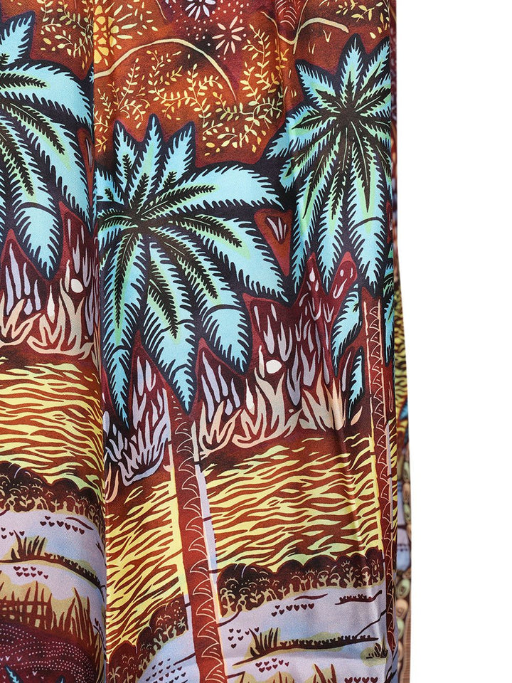 Vlisco Dialogues Slip Dress Dresses - Multicolor | 4d252e5e5bd91f12e5b7bd3a5b9f58df78a02789