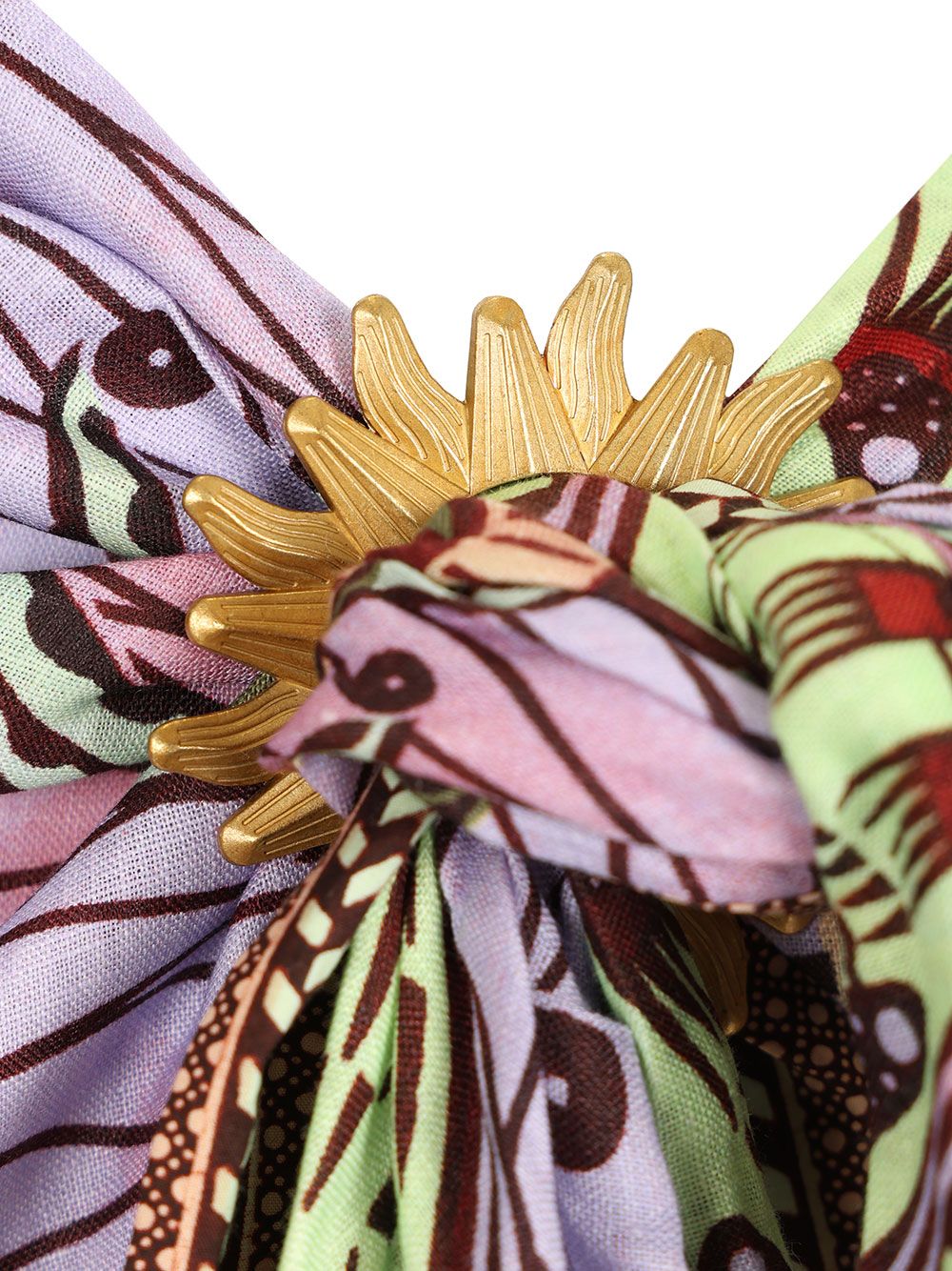Vlisco Dialogues Sarong Skirt With Strange Flower Print Skirts - Multicolor | 78492c5cd8e87c86a0efdd1a17d4d399543312ba