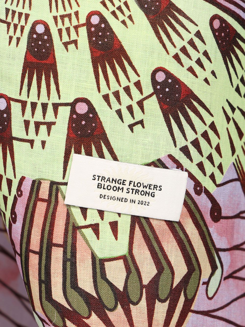 Vlisco Dialogues Sarong Skirt With Strange Flower Print Skirts - Multicolor | 840eb50044ae833b2d5b6ea03438628161afe7a9