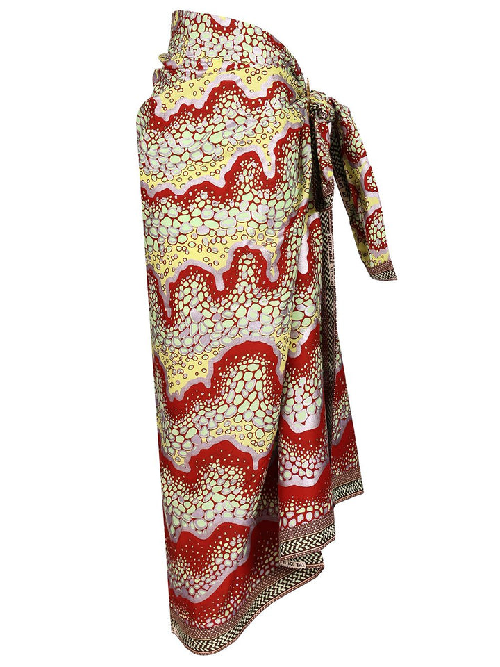 Vlisco Dialogues Pareo/Skirt Skirts - Multicolor | b4fc089284e2ef046bcacf7873c7649c8775a816