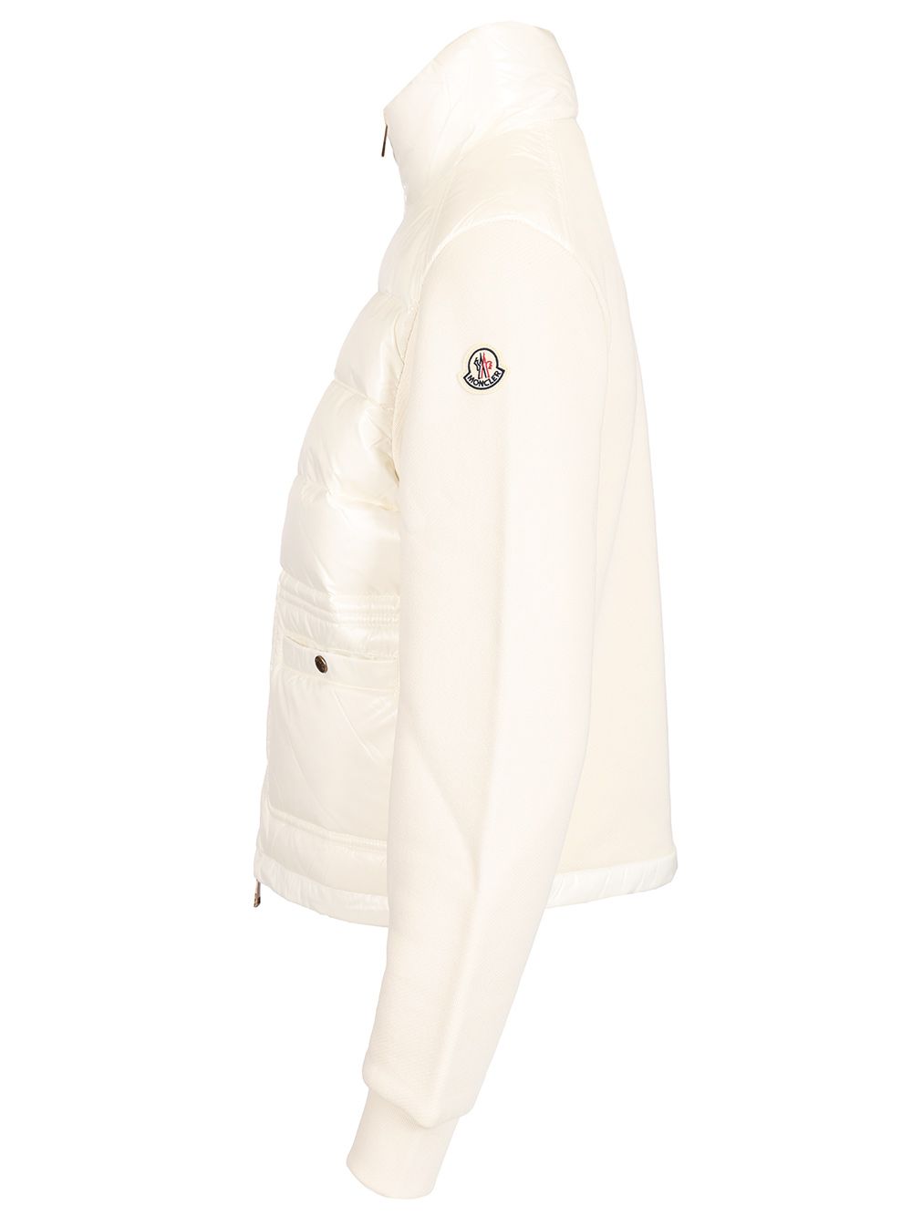 Moncler Zip-Up Sweatshirt Jackets - White | 3b31574b0723510b885467004811dd73ea945bf8