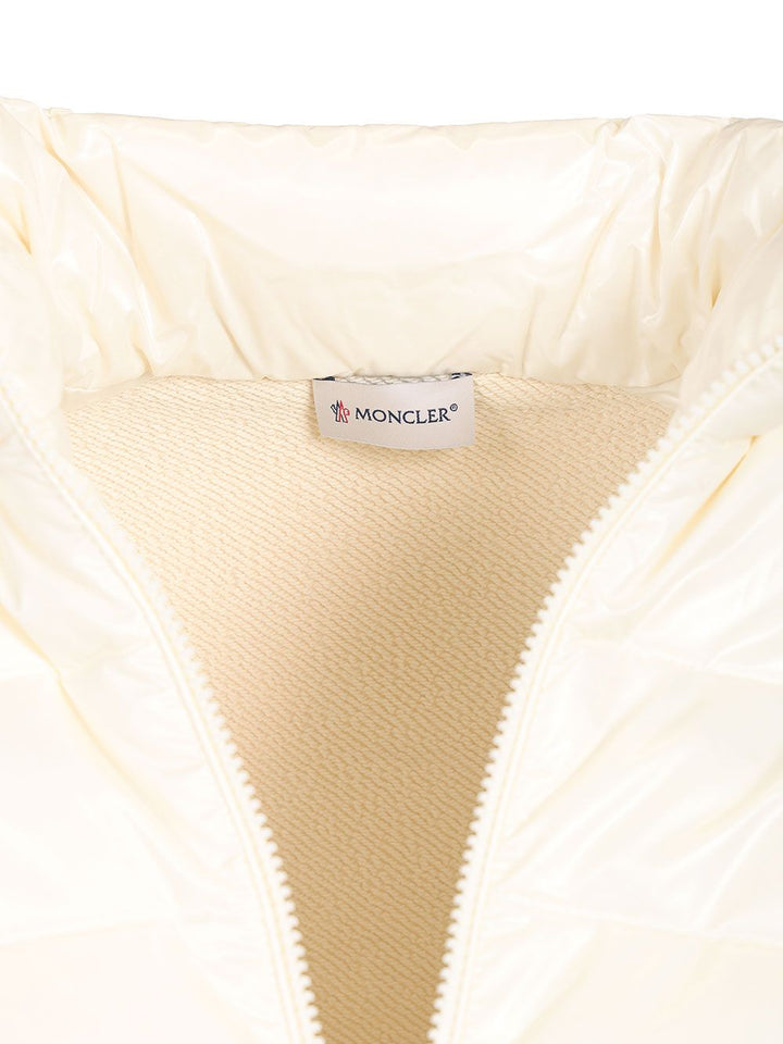 Moncler Zip-Up Sweatshirt Jackets - White | 05bccdeb22c604fcdd30d9b35b2e853a124ce970