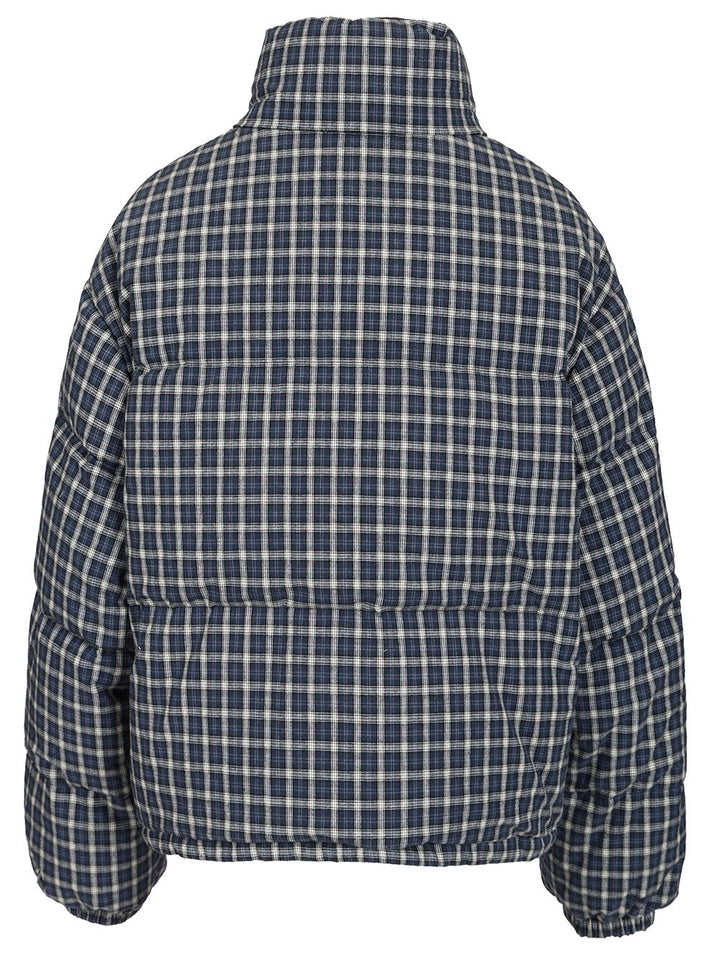 Miu Miu Reversible Down Jacket Coats - Blue | 9cb0203450c8138346337dceffde3798ef385c2b