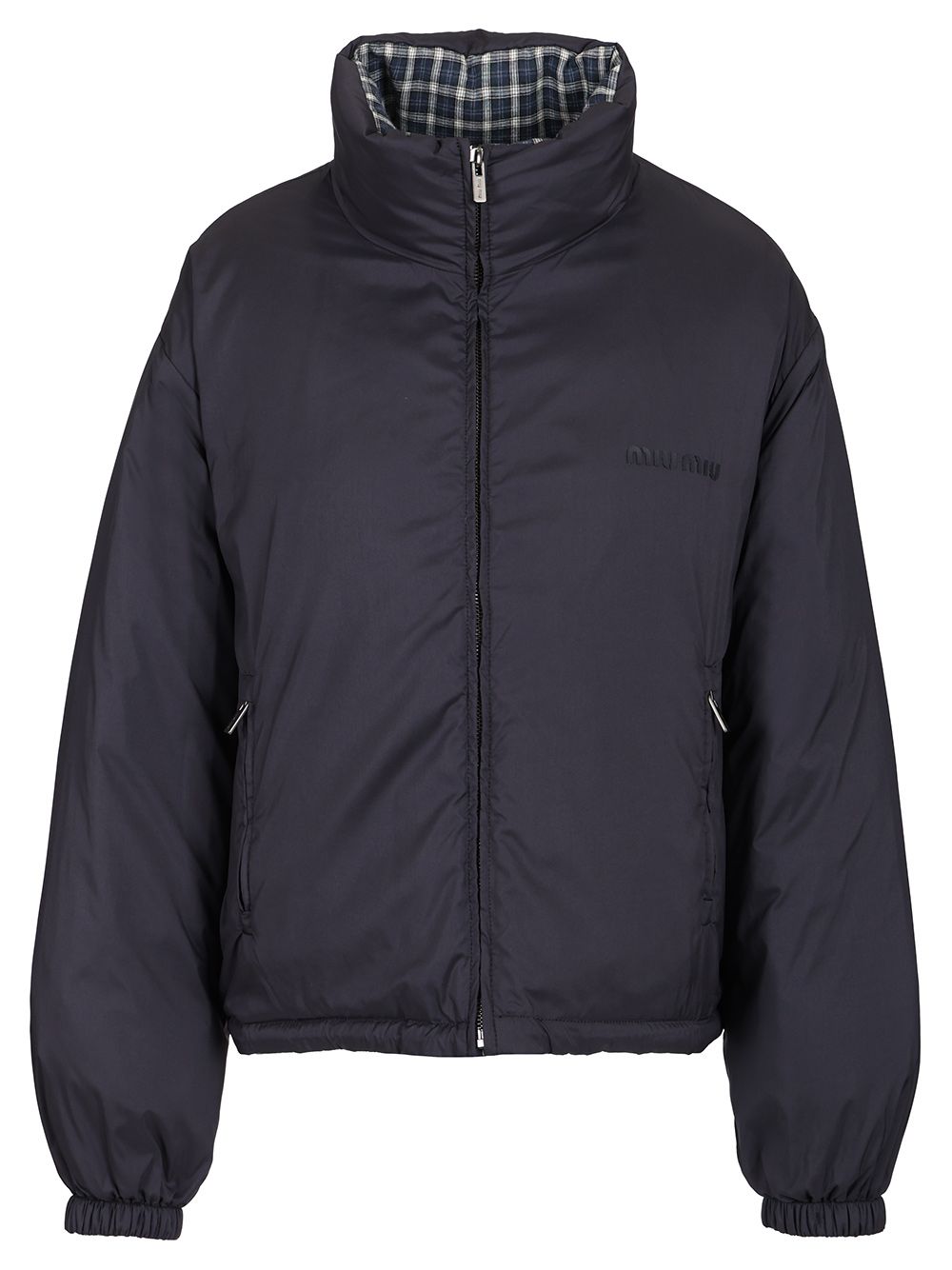 Miu Miu Reversible Down Jacket Coats - Blue | 8a3054fbb8e09e1612af0367d7747f1f80b667ab