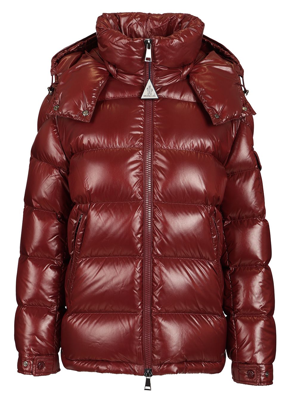 Moncler Maire Short Down Jacket With Hood Coats - Bordeaux | 22d49c518f66b8027a924d2d3b1abb6a725b5f95