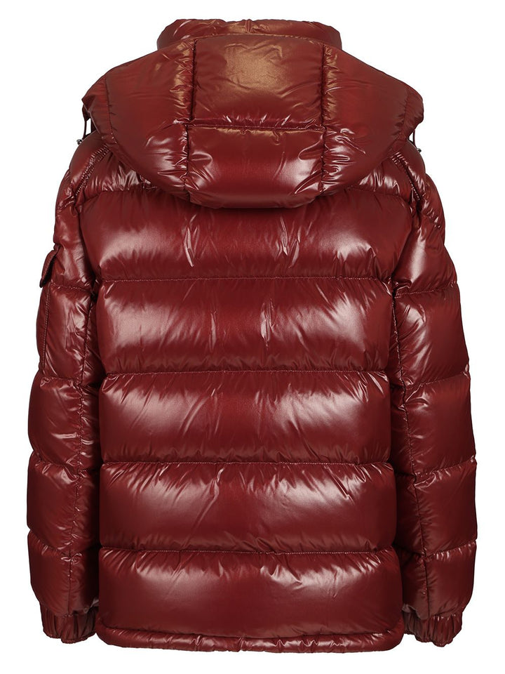 Moncler Maire Short Down Jacket With Hood Coats - Bordeaux | 2da1d3d8d8447500b8bc650b9150b2bacc80b8b3