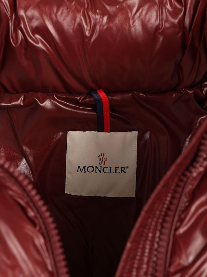 Moncler Maire Short Down Jacket With Hood Coats - Bordeaux | cf0e814c76078aa8208665f934d0e0b86e1ae288