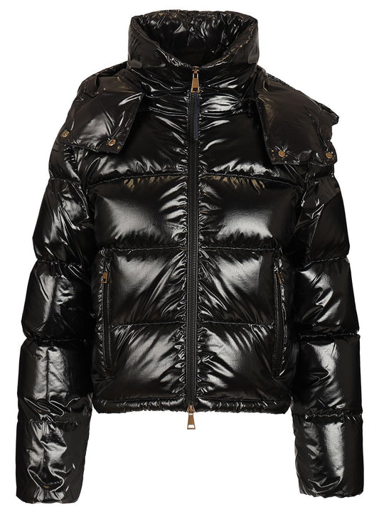 Niveole Short Nylon Down Jacket Jackets Black
