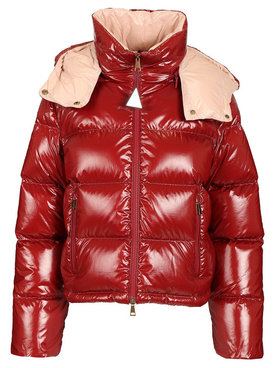 Niveole Short Nylon Down Jacket Jackets Red
