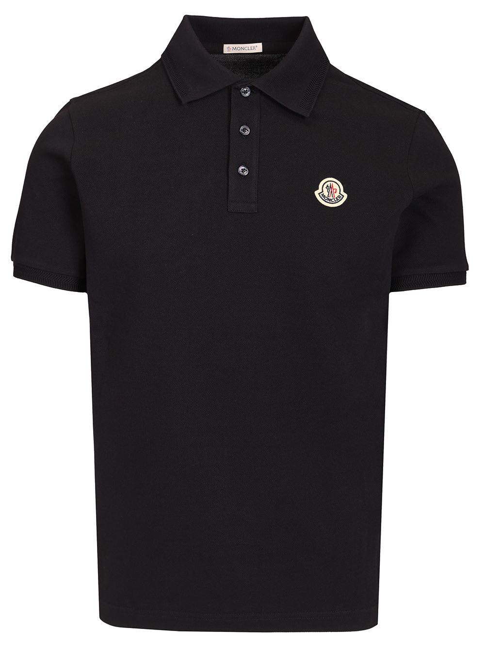 Moncler Short-Sleeved Polo shirt - Black | 18c92bf8df840cd6f5dd3e583d7e1b988cf1b36c