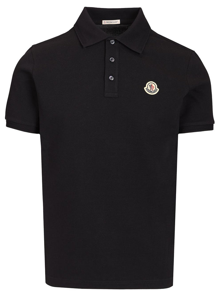 Moncler Short-Sleeved Polo shirt - Black | 18c92bf8df840cd6f5dd3e583d7e1b988cf1b36c