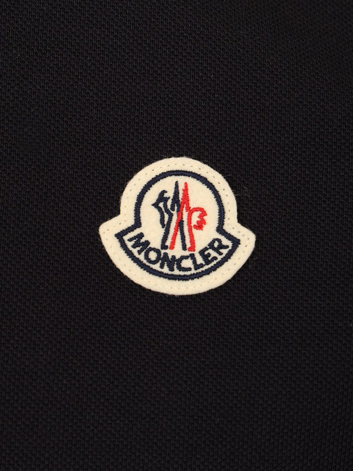 Moncler Short-Sleeved Polo shirt - Black | 094d9cc9b8c2fe39f3f3e1fba1694cc8d1bed3f6