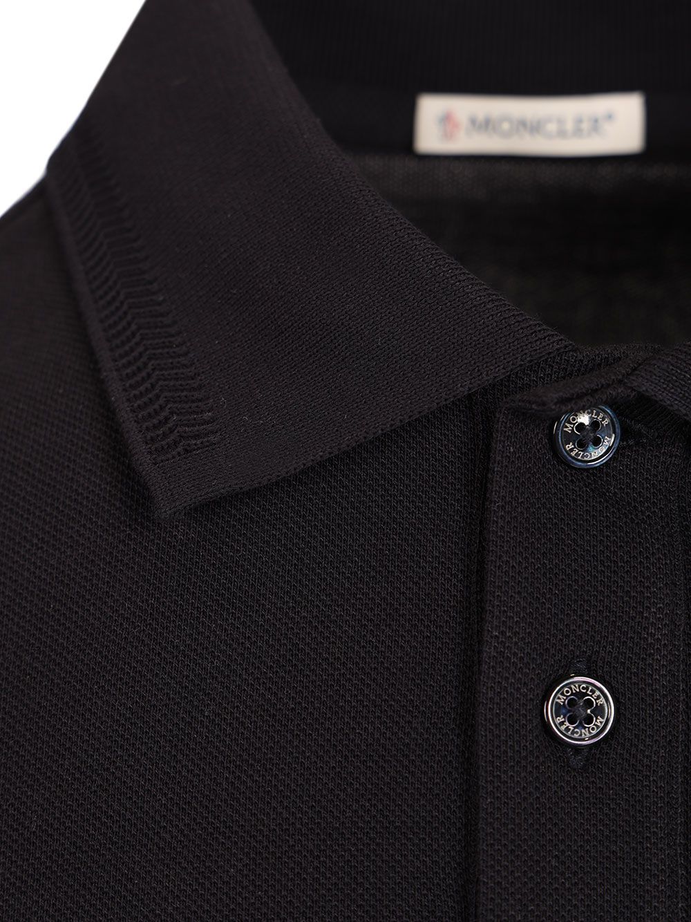 Moncler Short-Sleeved Polo shirt - Black | 77ea3903589f7b7b4c1c151050a3beb58743169f