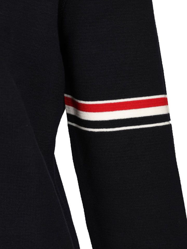 Thom Browne Milano Stitch Crew Neck Sweater Knitwear - Grey | 2727d197b984f36659da1e7c9b5379c2b5f8c7dd