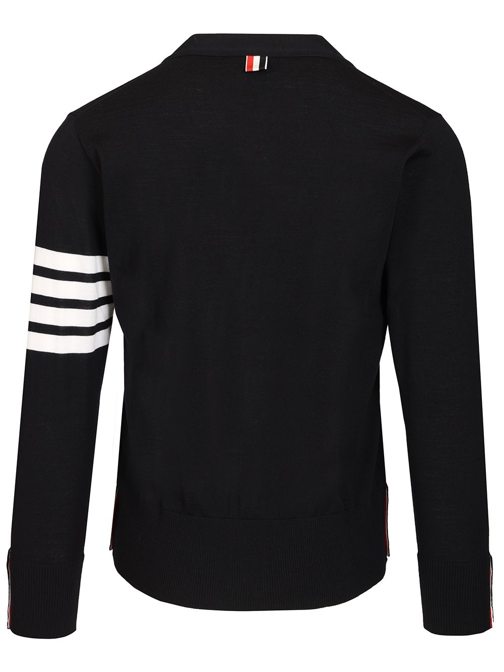 Thom Browne Classic 4-Barrelled Merino Wool Cardigan Knitwear - Blue | 3b7675112a61d0bc6f05769b0a4f6f0055173fa9