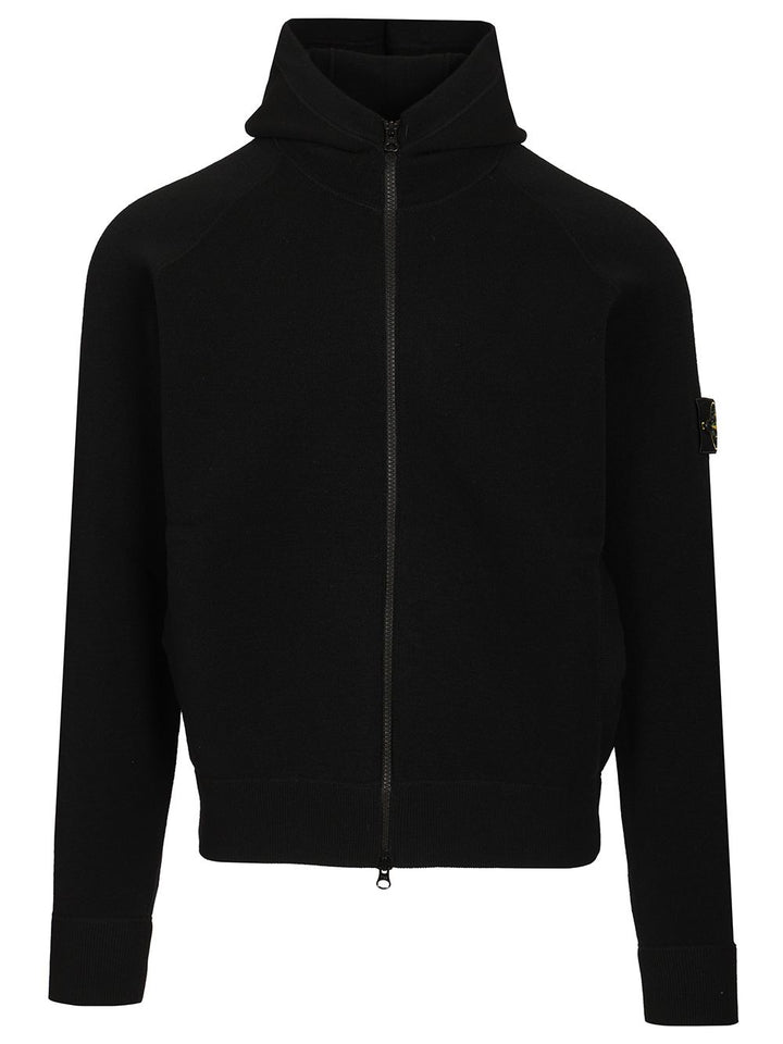 Stone Island Crew Neck Sweater Sweatshirts - Black | df086ff79c5d421af197155c72e784d7b13ba766
