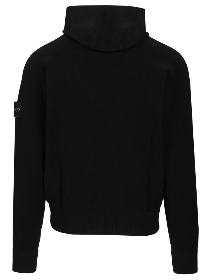 Stone Island Crew Neck Sweater Sweatshirts - Black | ccae4bdf4de8ea11881aea435cf017ef77670616