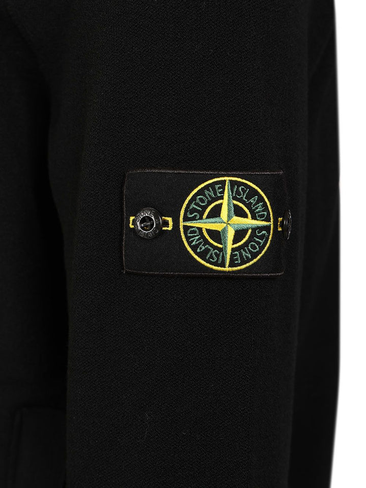 Stone Island Crew Neck Sweater Sweatshirts - Black | d8e8970641be0853e74473fc5f1f9a14c24288d9