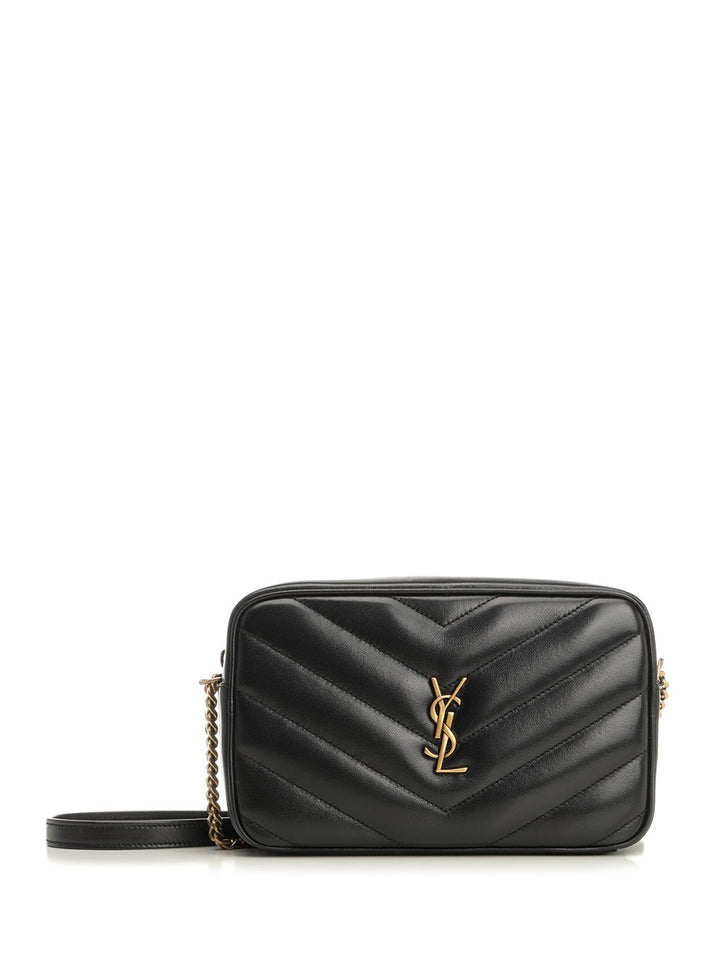 Saint Laurent Loulou Camera Crossbody Bags - Black | 55c230cbde6a47acf8e22d36aa56366db3da1471