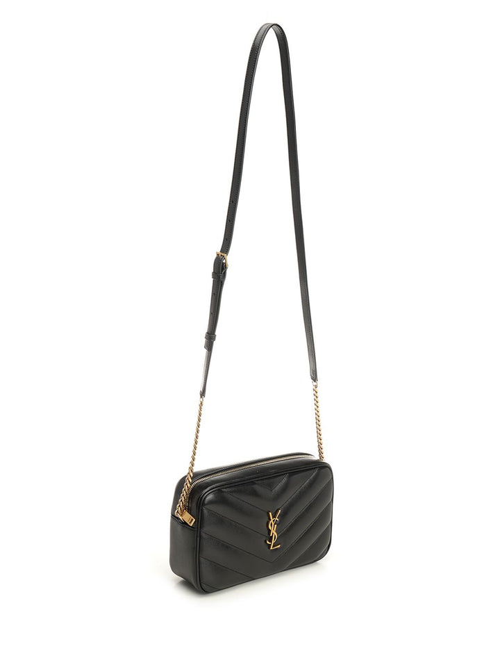 Saint Laurent Loulou Camera Crossbody Bags - Black | 4566de4c46397e3aef9763dea26407ebe2d7489c