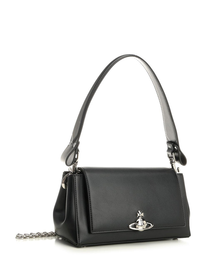 Vivienne Westwood Hazel Shoulder Bags - Black | 2ddd3fb25cda9c80f016495d4afbe8dbb54f61c8
