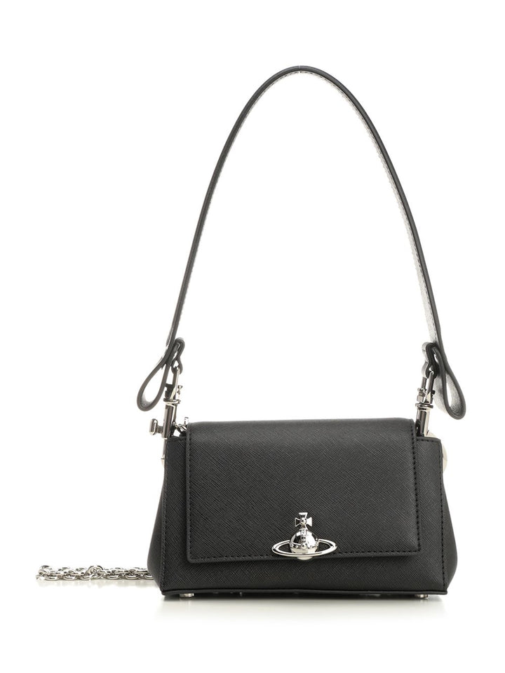 Vivienne Westwood Hazel Shoulder Bags - Black | 1cece643410db0d3a6b6dc09a60fde711ecd0f6c