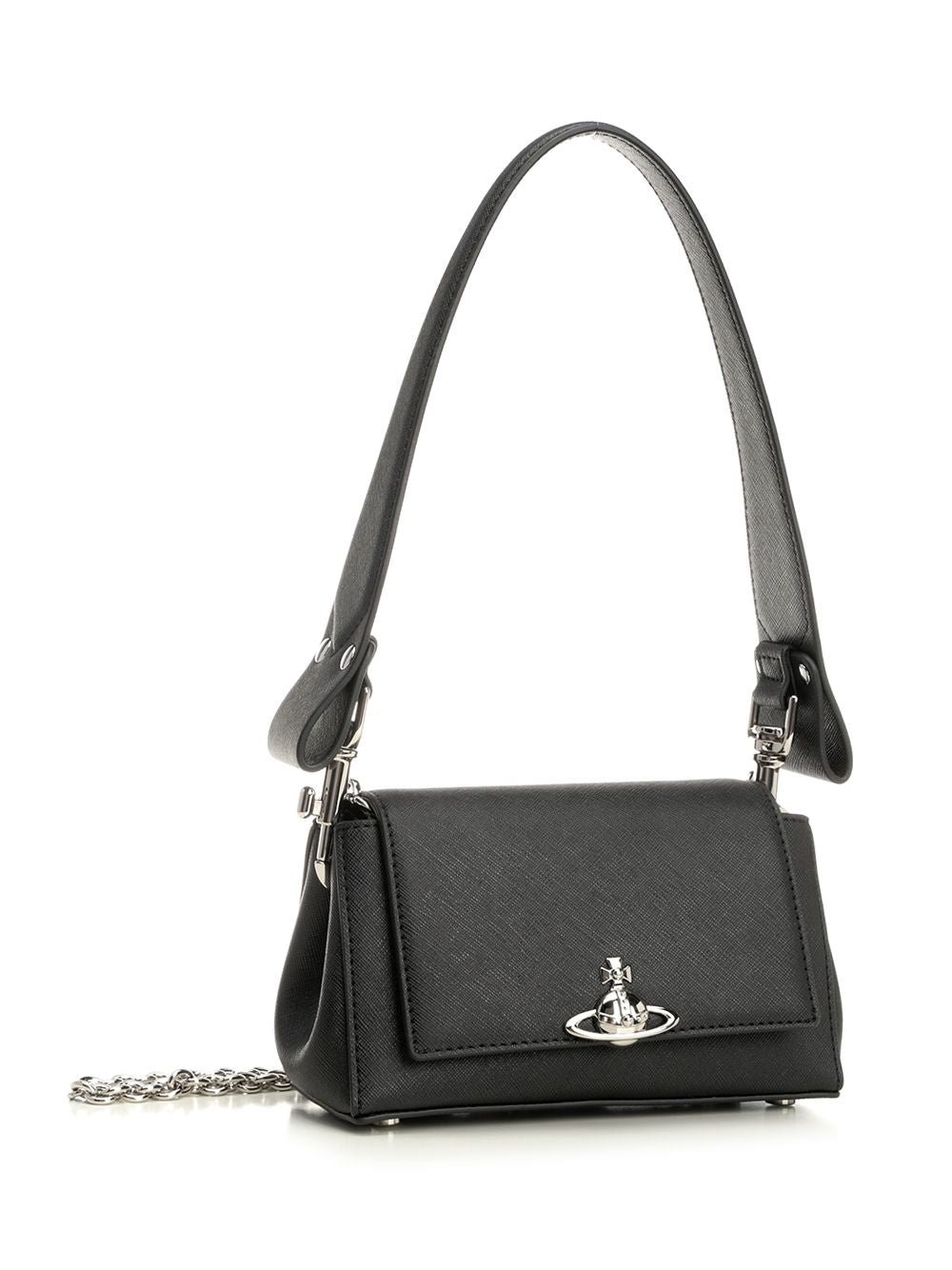 Vivienne Westwood Hazel Shoulder Bags - Black | d7966876892bf35c265b43450dc1f0e5516d8b45
