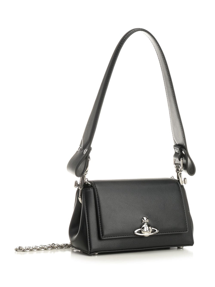 Vivienne Westwood Hazel Shoulder Bags - Black | 1fbcdfc23c348efa424c56897c0e52d753efa883