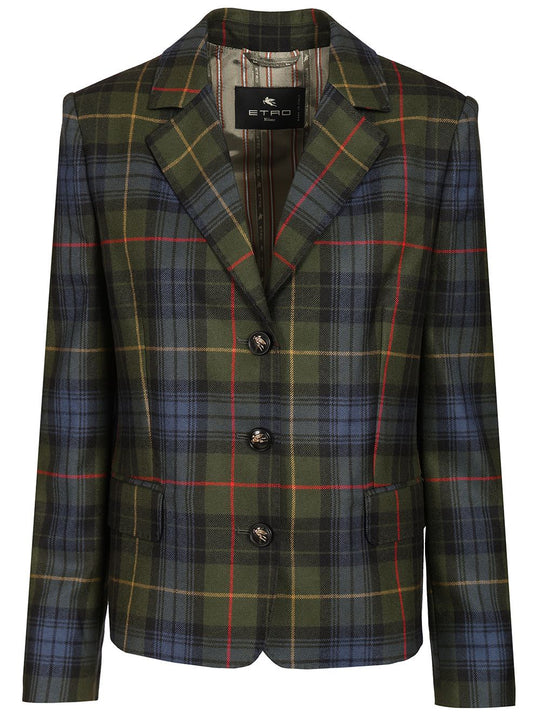 Single-Breasted Blazer Jackets Multicolor