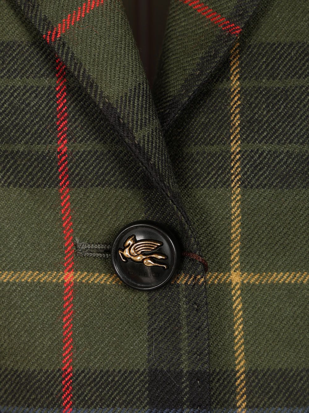 Etro Single Breasted Boxy Blazer Macro Check Jackets - Multicolor | 90823e0d7eee2b5362bfc7d629f7fdee470cb5ec