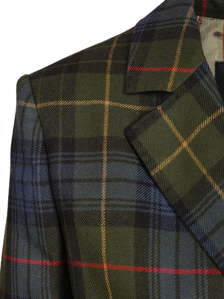 Etro Single Breasted Boxy Blazer Macro Check Jackets - Multicolor | baa7444e89d0cd4286823cefca7695f8c3a68a3e