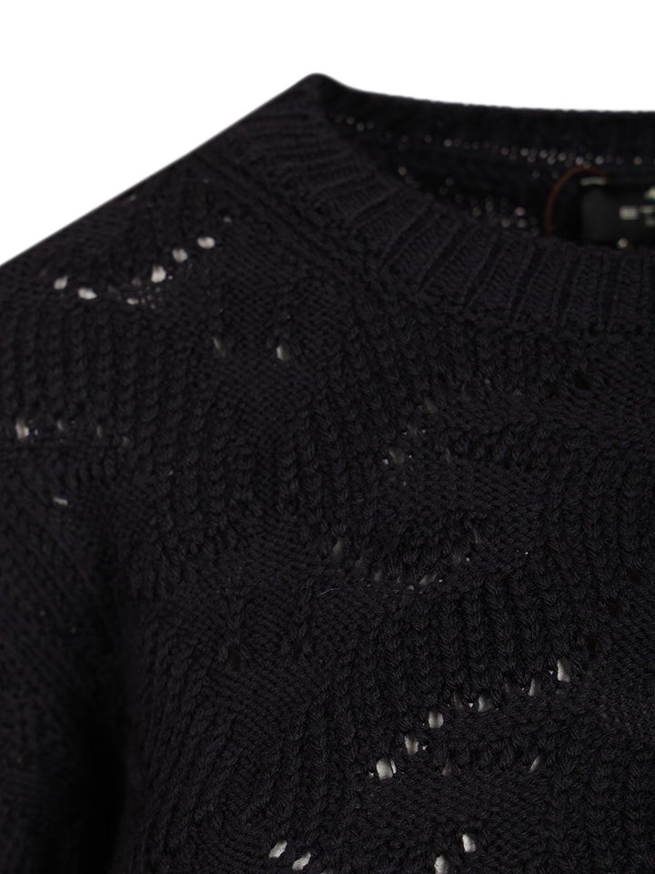 Etro Paisley Sweater Knitwear - Blue | fa2e4af7dcf3a48c7614976c6686c8b37eec5bca