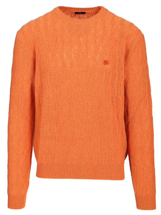 Cashmere Sweater Knitwear Orange