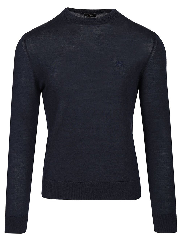 Etro Wool And Silk Sweater Knitwear - Blue | 42489391673692bb076eb69dd1a92ec4a9ec1e30
