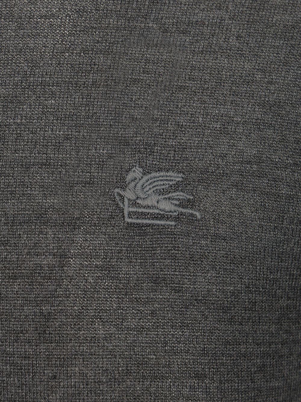 Etro Wool And Silk Sweater Knitwear - Grey | e90fecf680f99d85b56e39967bdf9228ed9cc46b