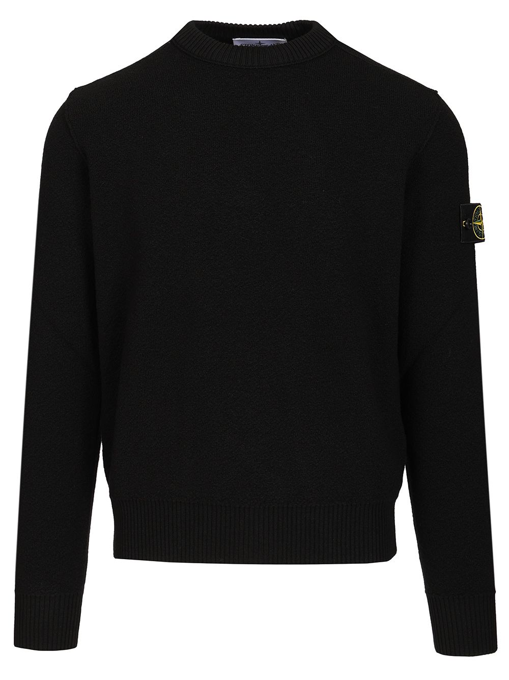 Stone Island Crew Neck Sweater Sweatshirts - Black | 4802d169d9bfe6062670e01f179c88af0d41f35c