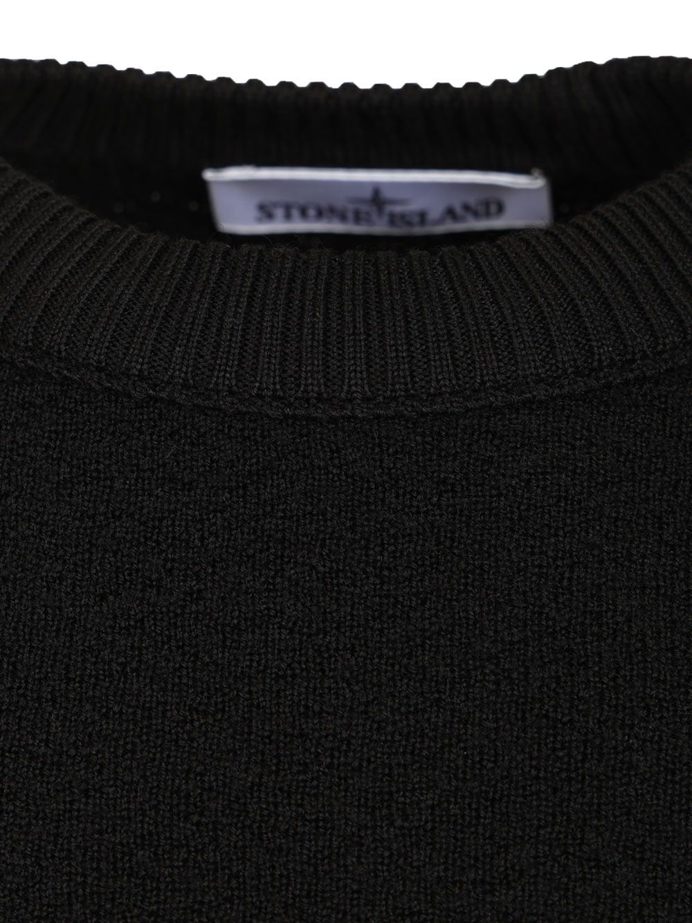 Stone Island Crew Neck Sweater Sweatshirts - Black | cbf002691c20107f275c9bcb281fc0760ab900b6