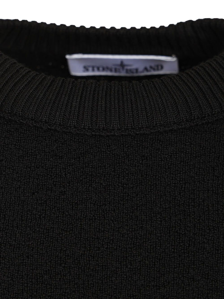 Stone Island Crew Neck Sweater Sweatshirts - Black | cbf002691c20107f275c9bcb281fc0760ab900b6