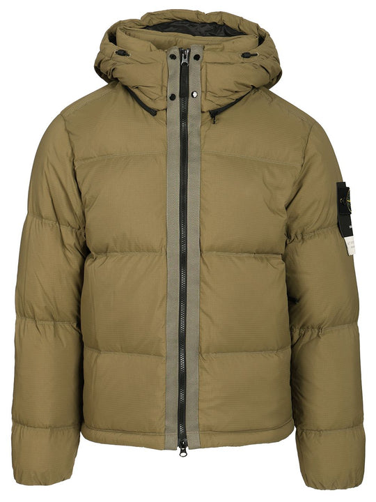Down Jacket In 6.6 Ripstop Nylon Cordura® Coats Green