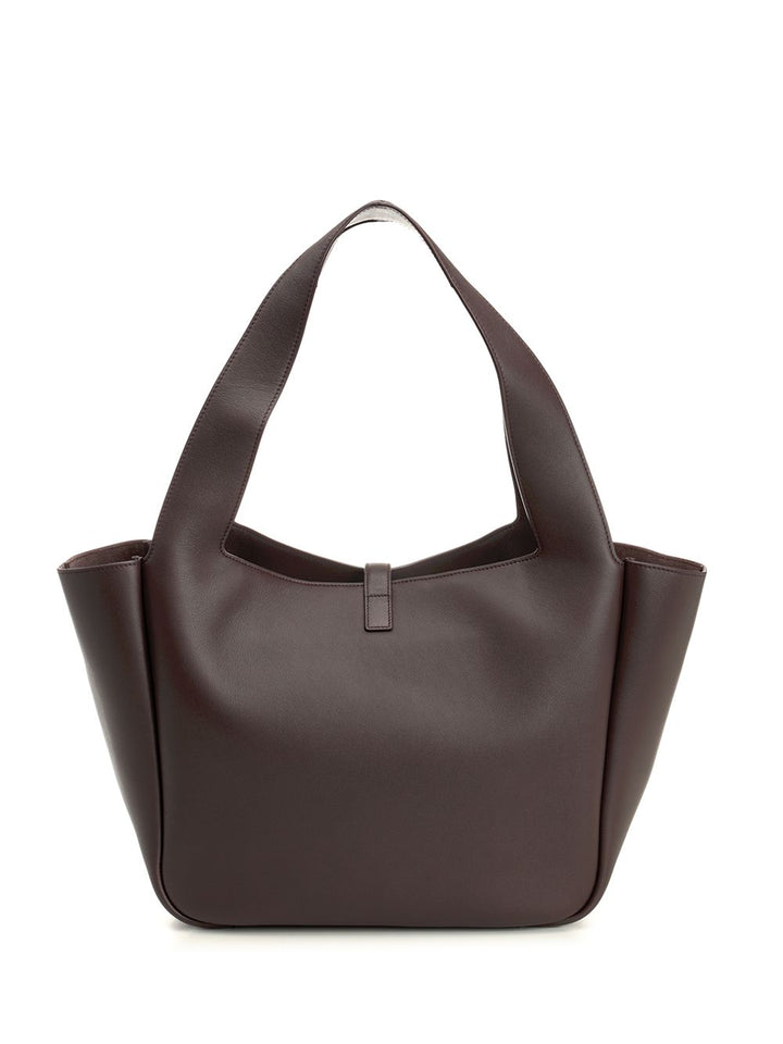 Saint Laurent The 5 To 7 Bea Shoulder Bags - Bordeaux | 89ef1fbcf652fce654d6767cf84424d92900c8e2