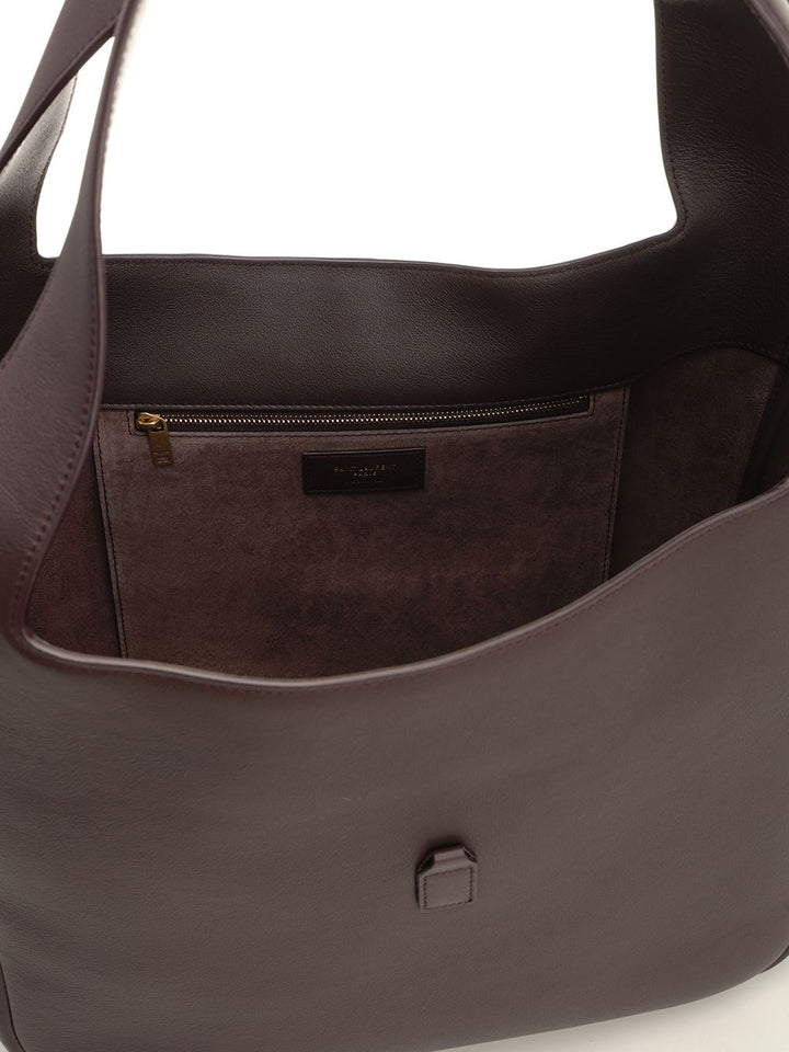 Saint Laurent The 5 To 7 Bea Shoulder Bags - Bordeaux | 315e6d27efdf23d3ff5fc2264c740f8f6c5cbb94