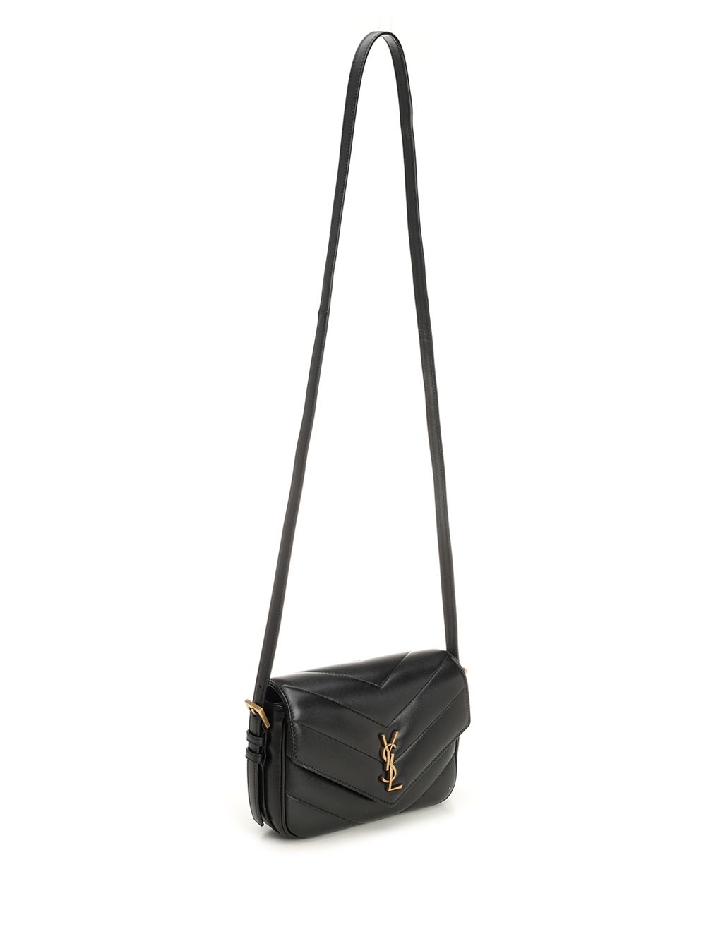 Saint Laurent Loulou Toy Crossbody Bags - Black | ffa59993c83345c1b30862be4f9550d864bde959