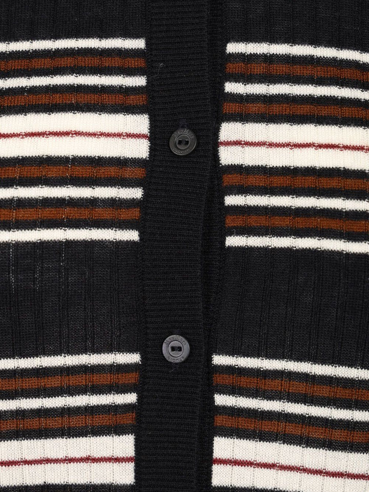 Max Mara Studio Crew Neck Cardigan Knitwear - Multicolor | 5c3f752e11e137f23dfec0b42083027913c4053d