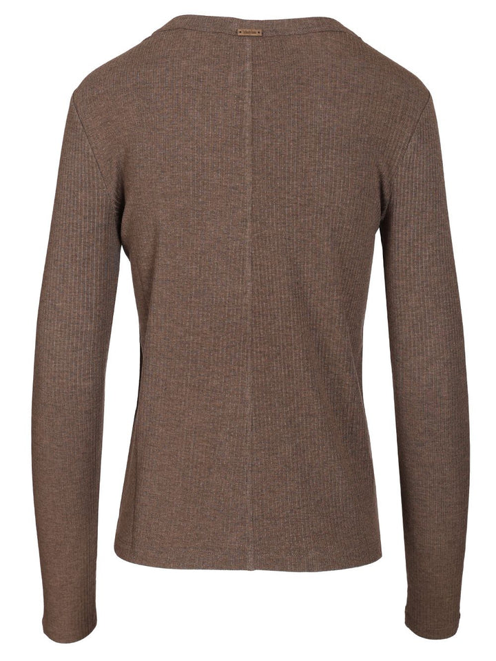 Max Mara Silk And Lyocell Sweater Knitwear - Beige | 19d271b12dae4d60a0854320772502b8db8af6b6