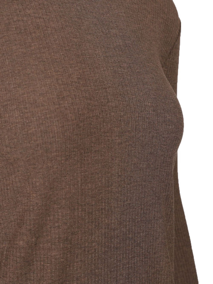 Max Mara Silk And Lyocell Sweater Knitwear - Beige | 600be6be14a69c21cd475464466098e695dfc614