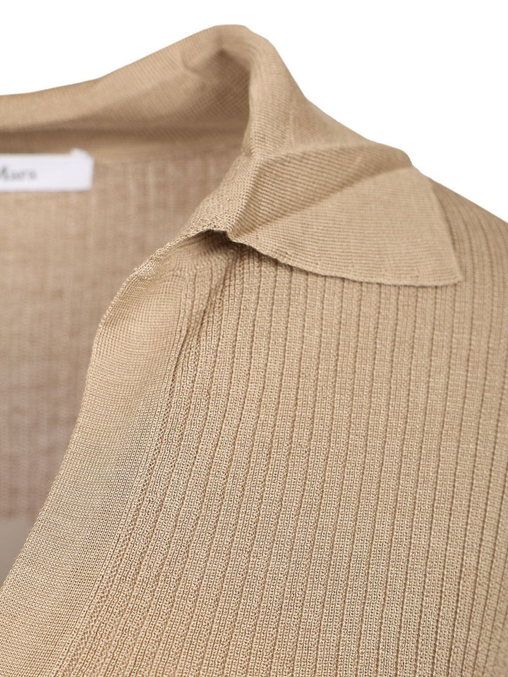 Max Mara Knitted Top Knitwear - Beige | cca625ce52cd6316707eb827b8fca305ad904086