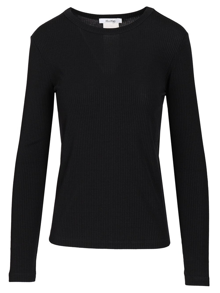 Max Mara Silk And Lyocell Sweater Knitwear - Blue | a28df0a79c10a528292d64b0dc3ad87a41f292e8