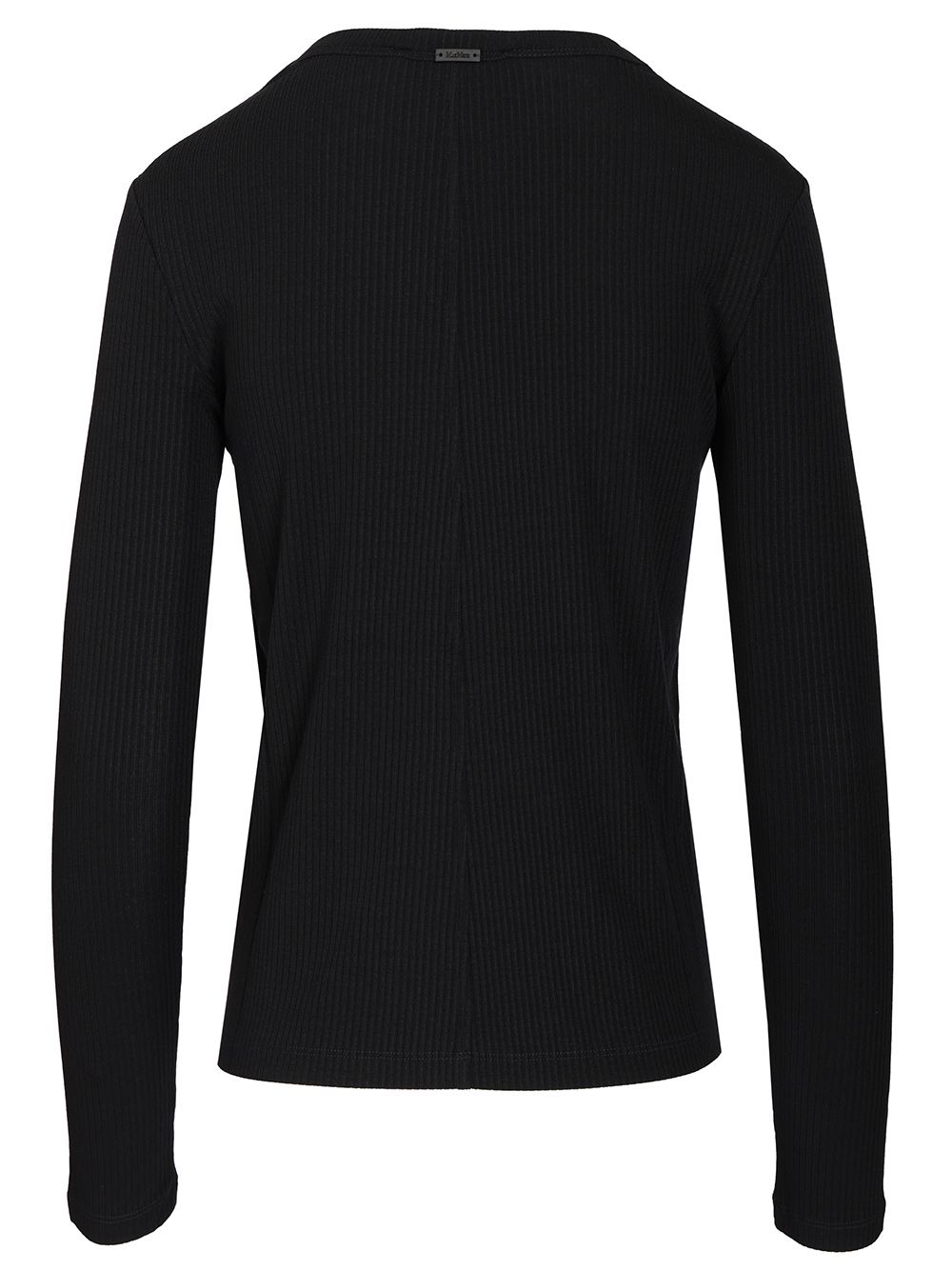Max Mara Salmone Ribbed Knit Lyocell Seta Knitwear - Blue | a0b689ba934bd8e2bddd280856210bb50600cbd9
