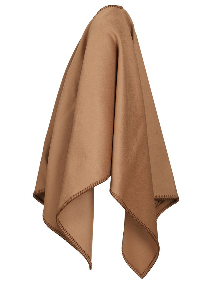 Max Mara Double Wool Drap Cape Jackets - Beige | 93aefb39522281023fe7556c0970e31d974d8c44